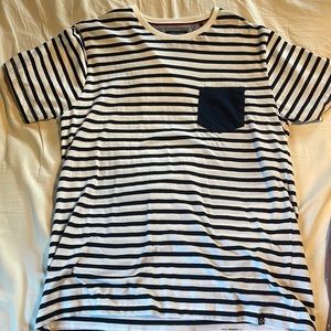 mens medium striped dress shirt.